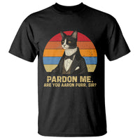 Alexander Hamilton Cat T Shirt Pardon Me, Are You Arron Purr Sir - Wonder Print Shop