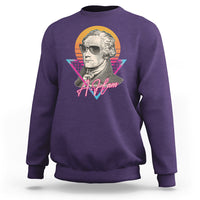 Alexander Hamilton Cool A. Ham Vaporwave Sweatshirt - Wonder Print Shop