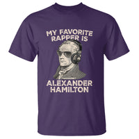Funny My Favorite Rapper is Alexander Hamilton T Shirt - Wonder Print Shop