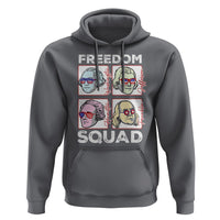 4th Of July Hoodie US Freedom Squad Washington Jefferson Hamilton Franklin - Wonder Print Shop