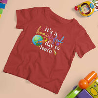 Teacher T Shirt For Kid It's A Beautiful Day To Learn Back To School - Wonder Print Shop
