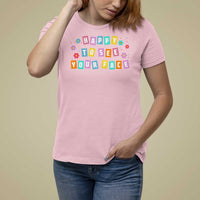 Teacher T Shirt For Women Happy To See Your Face Back To School - Wonder Print Shop