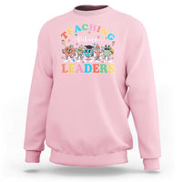 Teacher Sweatshirt Teaching Future Leaders Back To School - Wonder Print Shop