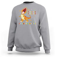 Funny Teacher Sweatshirt Let's Eat Kid Punctuation Saves Lives - Wonder Print Shop