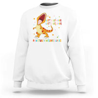 Funny Teacher Sweatshirt Let's Eat Kid Punctuation Saves Lives - Wonder Print Shop
