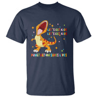 Funny Teacher T Shirt Let's Eat Kid Punctuation Saves Lives - Wonder Print Shop