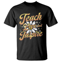 Teacher T Shirt Teach Love Inspire Back To School - Wonder Print Shop