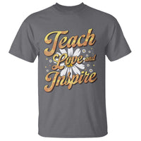 Teacher T Shirt Teach Love Inspire Back To School - Wonder Print Shop