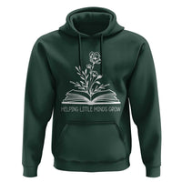Teacher Hoodie Helping Little Minds Grow Back To School - Wonder Print Shop