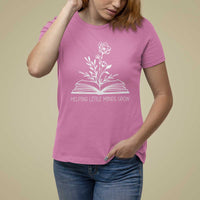Teacher T Shirt For Women Helping Little Minds Grow Back To School - Wonder Print Shop