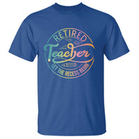 Retired Teacher T Shirt Let The Recess Begin Retirement - Wonder Print Shop