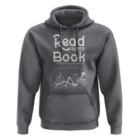 Funny Book Lover Hoodie Read Banned Books Skeleton - Wonder Print Shop