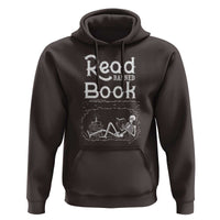 Funny Book Lover Hoodie Read Banned Books Skeleton - Wonder Print Shop