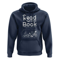 Funny Book Lover Hoodie Read Banned Books Skeleton - Wonder Print Shop
