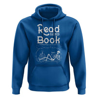 Funny Book Lover Hoodie Read Banned Books Skeleton - Wonder Print Shop