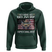 School Bus Driver Hoodie Student Delivery Specialist American Flag - Wonder Print Shop