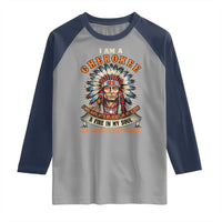 Native American Cherokee Raglan Shirt A Fire In My Soul And A Mouth I Can't Control Indigenous