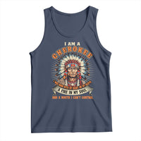 Native American Cherokee Tank Top A Fire In My Soul And A Mouth I Can't Control Indigenous