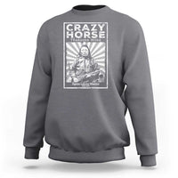 American Indian Crazy Horse Lakota Sweatshirt - Wonder Print Shop