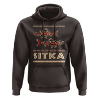 Native American Alaska Hoodie Sitka Salmon Fishermen Art - Wonder Print Shop