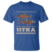 Native American Alaska T Shirt Sitka Salmon Fishermen Art - Wonder Print Shop