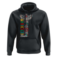 Native American Alaska Hoodie Ketchikan Totem Pole - Wonder Print Shop