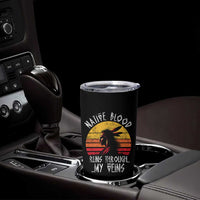 Native American Blood Runs Through My Veins Tumbler Cup
