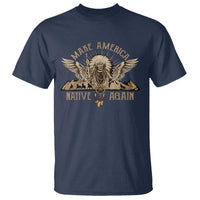 Native American T Shirt Make America Native Again Wild Life - Wonder Print Shop