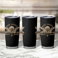 Native American Tumbler Cup Make America Native Again Wild Life