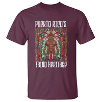 Puerto Rico Taino Heritage T Shirt Indigenous Warrior - Wonder Print Shop