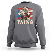 Puerto Rican Taino Sweatshirt Indigenous Woman Warrior - Wonder Print Shop