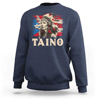 Puerto Rican Taino Sweatshirt Indigenous Woman Warrior - Wonder Print Shop