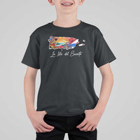 Puerto Rican T Shirt For Kid La Isla Del Encanto Puerto Rico - Wonder Print Shop