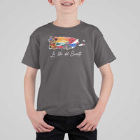 Puerto Rican T Shirt For Kid La Isla Del Encanto Puerto Rico - Wonder Print Shop
