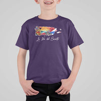 Puerto Rican T Shirt For Kid La Isla Del Encanto Puerto Rico - Wonder Print Shop