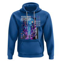 Japanese Cyberpunk Hoodie Tokyo Street Of Japan Night Futurist Aesthetic - Wonder Print Shop