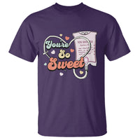 Valentine's Day T Shirt Retro Nurse Valentine You're So Sweet D10W Medical Peds PICU - Wonder Print Shop