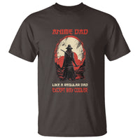 Japanese Samurai T Shirt Anime Dad Like A Regular Dad Except Way Cooler - Wonder Print Shop
