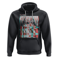Sad Anime Girl Hoodie Vaporwave Aesthetic Japanese Otaku - Wonder Print Shop
