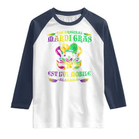 The Original Mardi Gras Raglan Shirt Mobile Alabama 1703