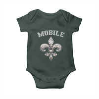 Mardi Gras Mobile Alabama Baby Onesie