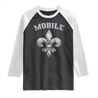 Mardi Gras Mobile Alabama Raglan Shirt
