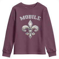 Mardi Gras Mobile Alabama Youth Sweatshirt