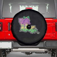 Louisiana Mardi Gras Coquette Spare Tire Cover