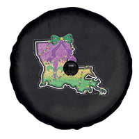 Louisiana Mardi Gras Coquette Spare Tire Cover
