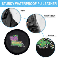Louisiana Mardi Gras Coquette Spare Tire Cover