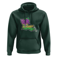 Louisiana Mardi Gras Coquette Hoodie