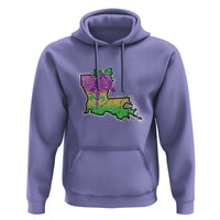 Louisiana Mardi Gras Coquette Hoodie