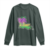 Louisiana Mardi Gras Coquette Long Sleeve Shirt