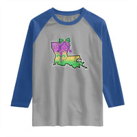 Louisiana Mardi Gras Coquette Raglan Shirt